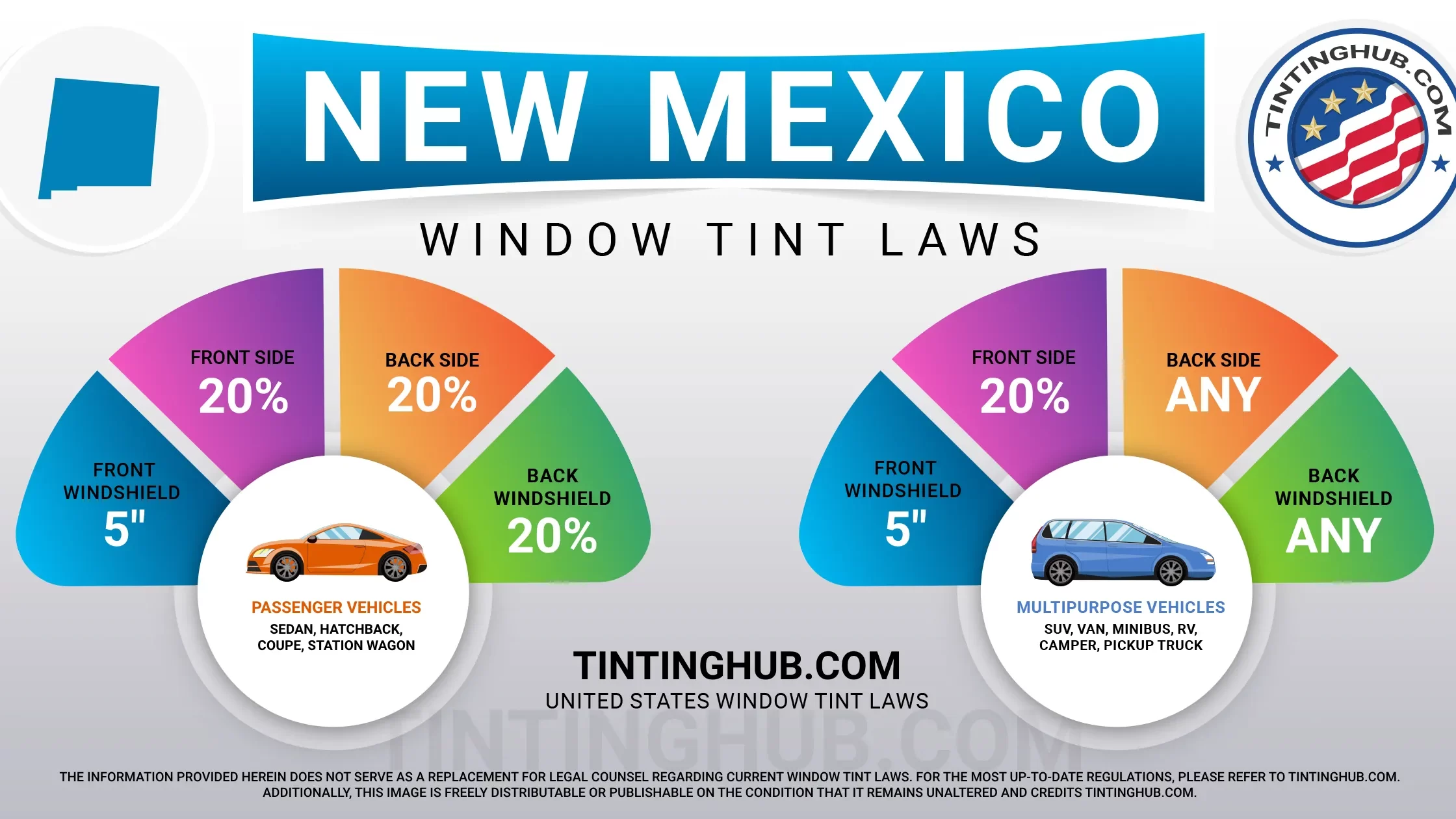 New Mexico Automobile Window Tint Laws